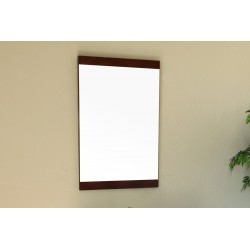 Bellaterra 804381 19.7 In Mirror - Dark Walnut - Wood - 19.7"