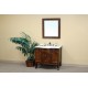 Bellaterra 203045 38.2 In Single Sink Vanity-Wood-Walnut - 38.2x23.6x36"