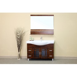 Bellaterra 203138 48 In Single Sink Vanity-Wood-Walnut  - 48x18.9x34.8"