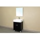 Bellaterra 203146 22.8 In Single Sink Vanity-Wood-Dark Espresso - 22.8x17.4x35.8"