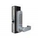 Lockey 2985 Mechanical Keyless Narrow Stile Lever Lock with Passage Function