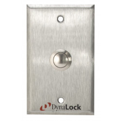 DynaLock 6280 Push Buttons, 1" Dia. Stainless Steel, Momentary SPDT