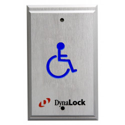 DynaLock 6700 Series Handicapped Push Plates Single Gang