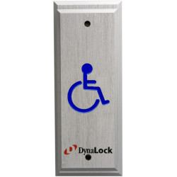DynaLock 6800 Series Handicapped Push Plates Narrow