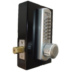 Lockey 3210-DC Mechanical Keyless Deadbolt Double Sided Combination, Satin Chrome Marine Grade
