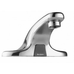 Sloan EBF-650 Optima Plus Faucet, 4" Centerset Sensor-Activated, Battery-Powered