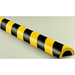 American Permalight 82-214755 R2 Type Pipe Bumper, Black-Yellow
