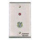 Securitron PB4L PB4LA-2 Vandal-Resistant Stainless Push Button W/ Illuminated Halo