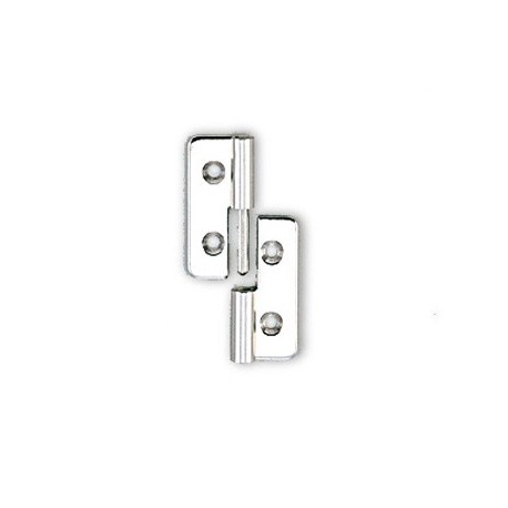 Sugatsune NH-40 NH-40L/SS Cabinet Lift-Off Hinge, Stainless Steel, Finish-Polished