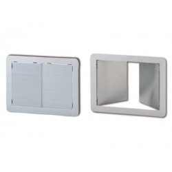 Sugatsune AZ-DD310-HL Multi-Purpose Lid w/ Double Door, Finish-Satin