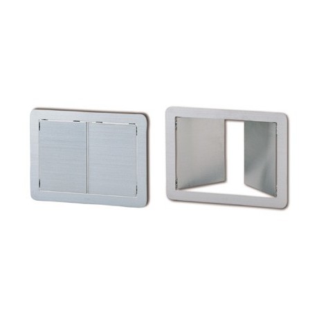 Sugatsune AZ-DD310-HL Multi-Purpose Lid w/ Double Door, Finish-Satin