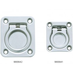 Sugatsune 98064 Cabinet Folding Ring Pull (Spring Loaded), Finish-Polished
