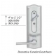 Schlage CS210-CAM CS210-Series Grade 2 Interconnected Lock, Camelot Escutcheon