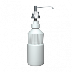 ASI 0332-D Lavatory Basin Liquid Soap Dispenser 6" Spout, 4" Shank – 34 Oz.