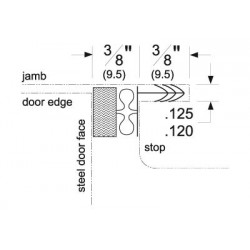 Pemko MAG349 Magnetic Weatherstrip