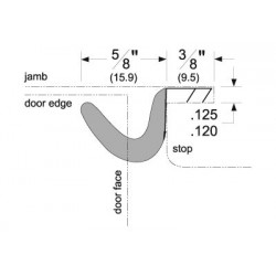 Pemko Q106 Kerf-In Weatherstrip - Foam