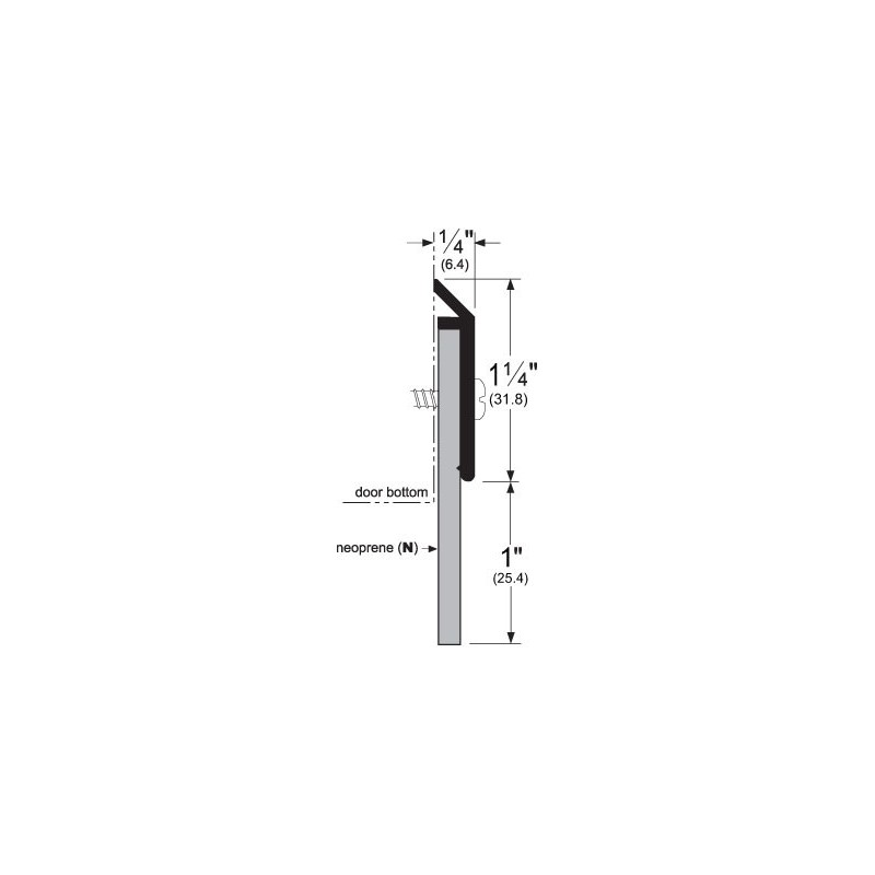 Pemko 3151 Door Bottom Sweep