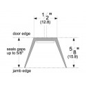 Pemko P366V16 Garage Door Weatherstrip