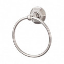 Top Knobs ED5 Edwardian Bath Ring With Hex Blackplate
