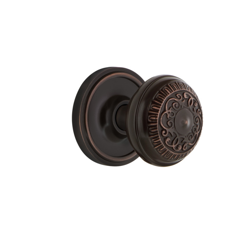 Nostalgic Warehouse CLAEAD Classic Rosette w/ Egg & Dart Door Knob