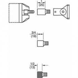 Rixson 900 Armature Extension Base 1-1/2"