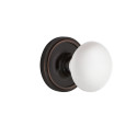 Nostalgic Warehouse Classic Rosette w/ White Porcelain Door Knob