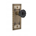 Nostalgic Warehouse CRA Craftsman Plate w/ Glass Door Knob