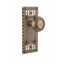 Nostalgic Warehouse Craftsman Plate w/ Deco Door Knob