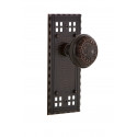 Nostalgic Warehouse Craftsman Plate w/ Egg & Dart Door Knob