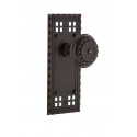 Nostalgic Warehouse Craftsman Plate w/ Meadows Door Knob