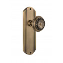 Nostalgic Warehouse Deco Plate w/ Meadows Door Knob