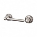Top Knobs ED3 Edwardian Bath Tissue Holder With Rope Backplate