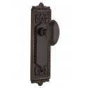 Nostalgic Warehouse Egg & Dart Plate w/ Homestead Door Knob