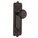 Nostalgic Warehouse Egg & Dart Plate w/ Mission Door Knob