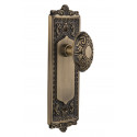 Nostalgic Warehouse Egg & Dart Plate w/ Victorian Door Knob
