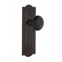 Nostalgic Warehouse Meadows Plate w/ Black Porcelain Door Knob