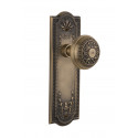 Nostalgic Warehouse Meadows Plate w/ Egg & Dart Door Knob