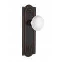 Nostalgic Warehouse Meadows Plate w/ White Porcelain Door Knob