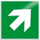 American Permalight 86-43047F Directional Arrow, Photoluminescent Aluminum