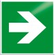 American Permalight 86-43127F Directional Arrow, Photoluminescent Aluminum