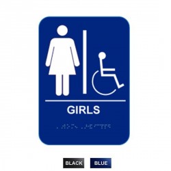 Cal-Royal GIRH68 Girls Handicap with Braille Pictogram Text 6" x 8"