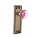 Nostalgic Warehouse MISWAP Mission Plate w/ Waldorf Pink Door Knob