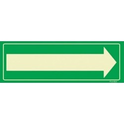 American Permalight Photoluminescent Arrow Sign