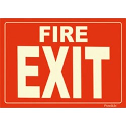 American Permalight FIRE EXIT Photoluminescent Sign