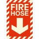 American Permalight 600066 FIRE HOSE Photoluminescent Sign