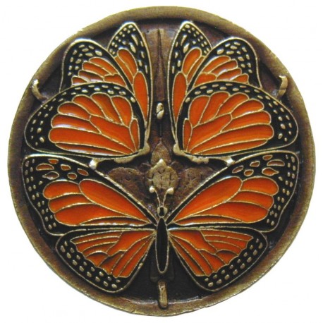 Notting Hill NHK-145 Monarch Butterflies Knob 1-3/8 diameter