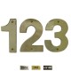 Cal-Royal ZN5 ZN5 3 US3 Die Cast Numbers 0-9 5"
