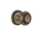 Nostalgic Warehouse ROPMEA Rope Rosette w/ Meadows Door Knob