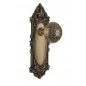 Nostalgic Warehouse Victorian Plate w/ Egg & Dart Door Knob