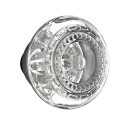Nostalgic Warehouse ROPCME Rope Rosette w/ Crystal Meadows Knob